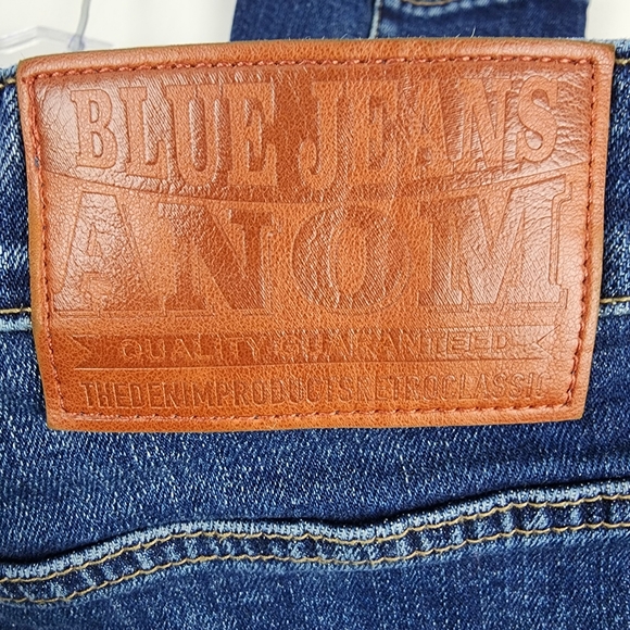 ANOM Jeans Mens 34x31 Blue Selvedge Denim - Picture 10 of 11